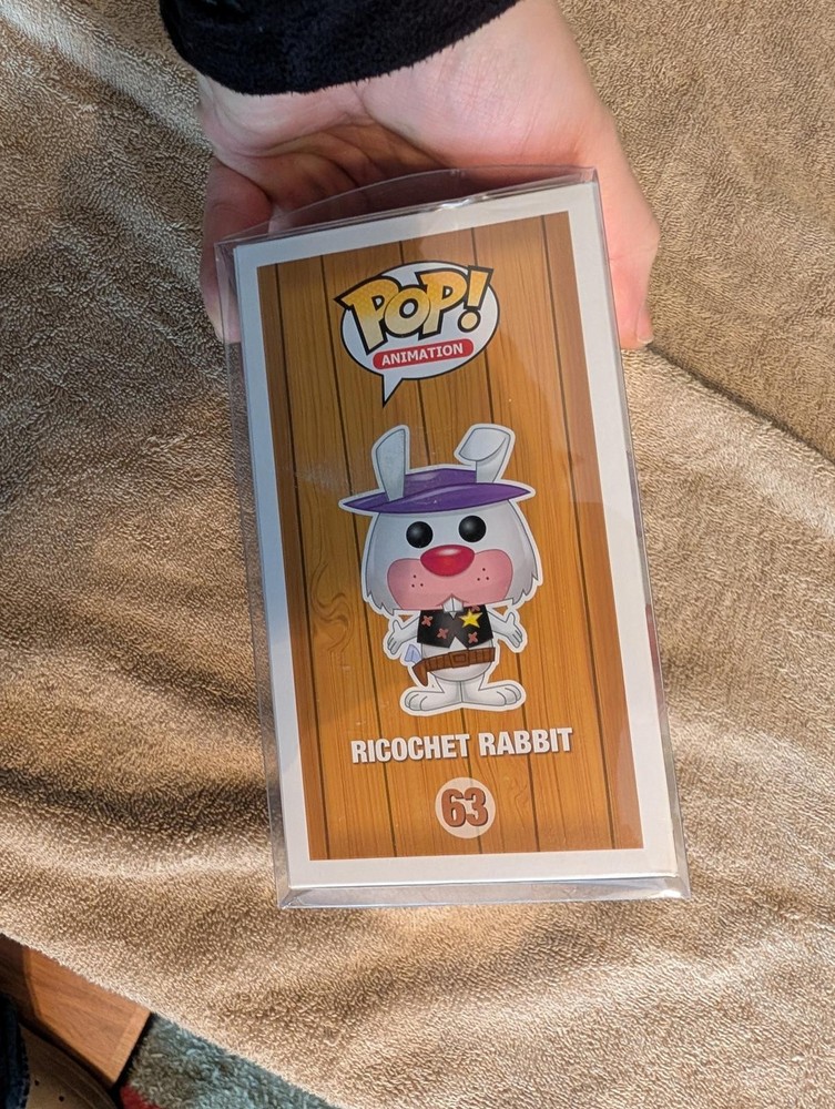 Funko Pop! Animation Ricochet Rabbit Vinyl Figure #63 PROTECTIVE CASE