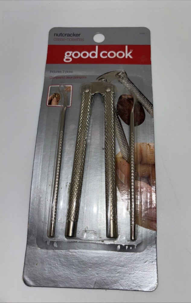 Vintage Good Cook Nutcracker/Shell Cracker and 2 Picks #21085