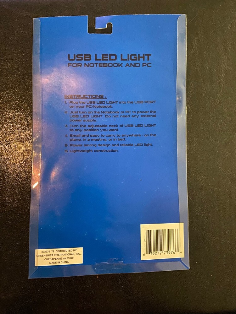 usb led light for notebook and pc