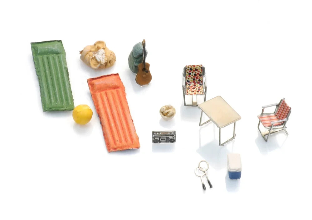 N Scale Accessories - 316.122 - Camping gear