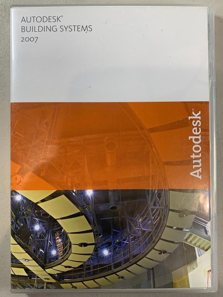 AutoDesk Building Systems 2007 Software Disc w/ Manual / Serial Number