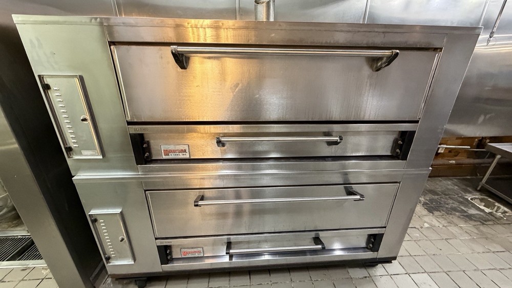 Marsal & Sons SD 1060 Natural Gas 2-Deck Stackable Commercial Pizza Deck Oven
