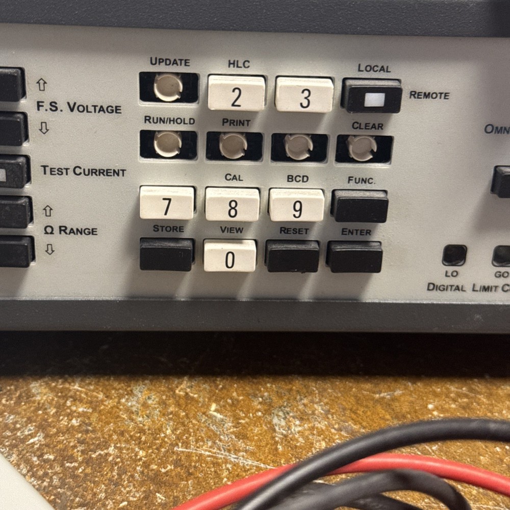 Valhalla Scientific 4300C Programmable Micro-Ohmmeter W Extras. Working!