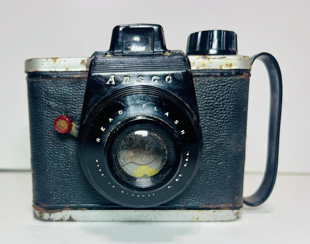 Vintage 1950s Ansco Ready Flash Camera RediFlash Lens Decor/Prop UNTESTED