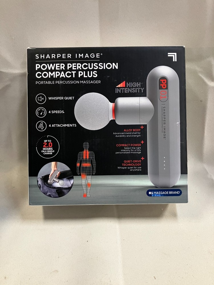 Sharper Image Power Percussion Compact Plus Portable Percussion Massager