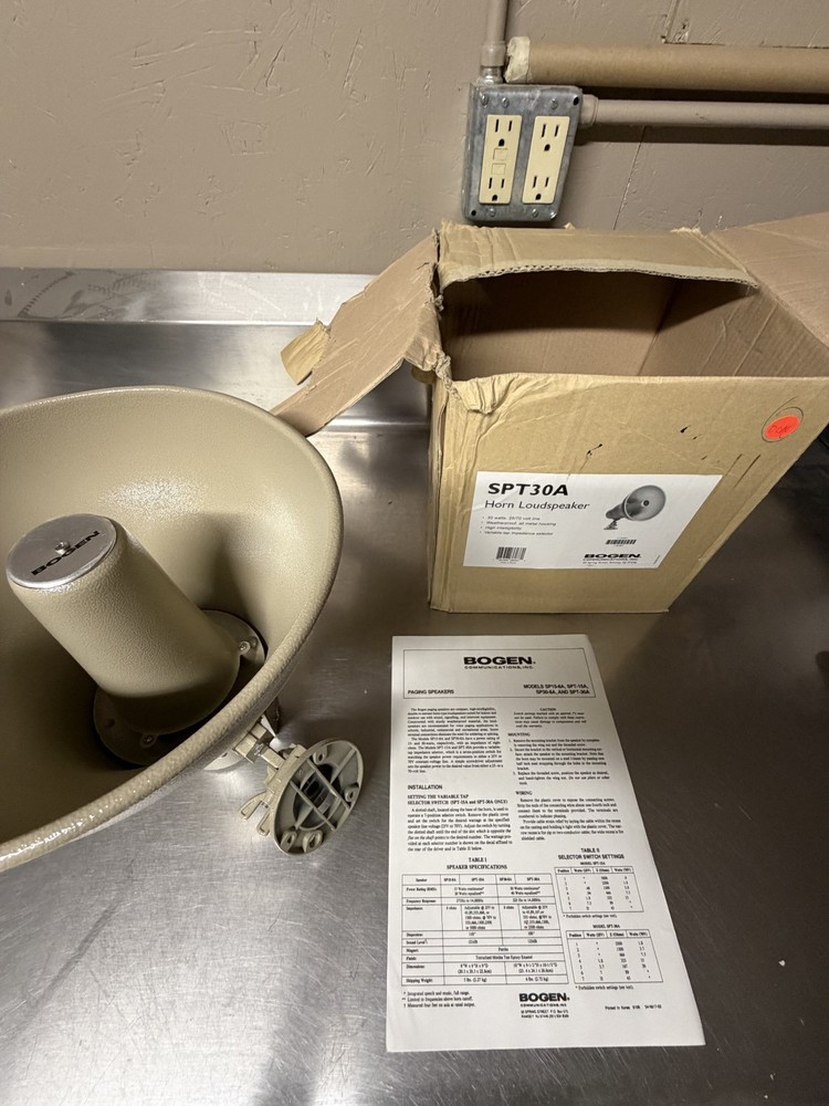 Bogen 30 Watt Horn Loudspeaker SPT30A