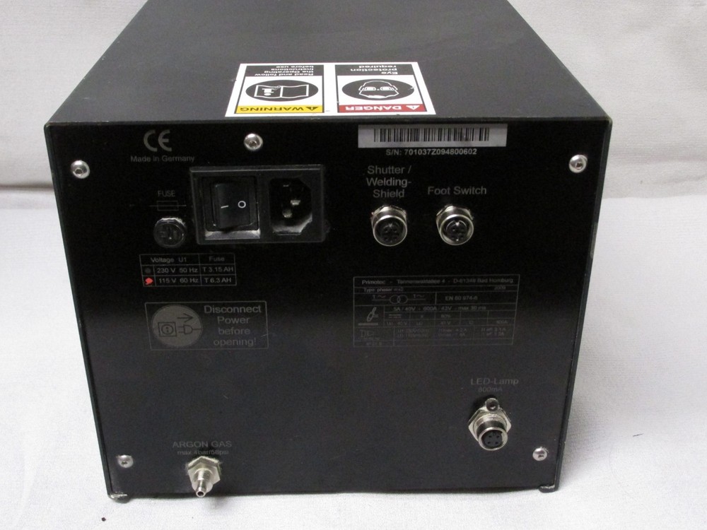 Primotec Phaser MX2 Micro-Impulse Welding Machine Model mx2-1252