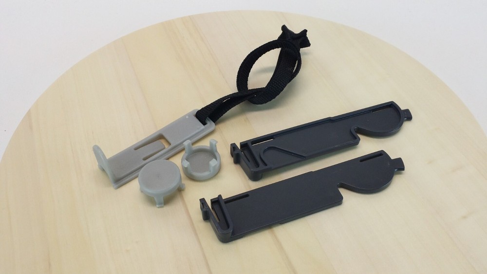 Backrest Lock + Fabric Clips + Handle Caps from Stroller Chicco Bravo 30 TS