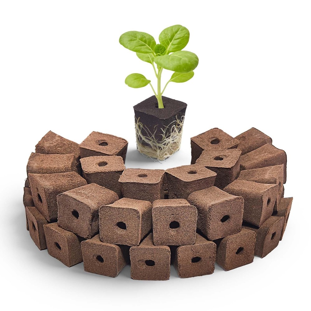50 Pack Hydroponics Grow Sponges -Square Sponge Replacement Part Replacement ...