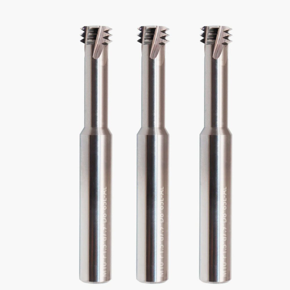 1pcs Solid Carbide Thread Mill HRC60 Thread Cutter Three Tooth For Aluminum