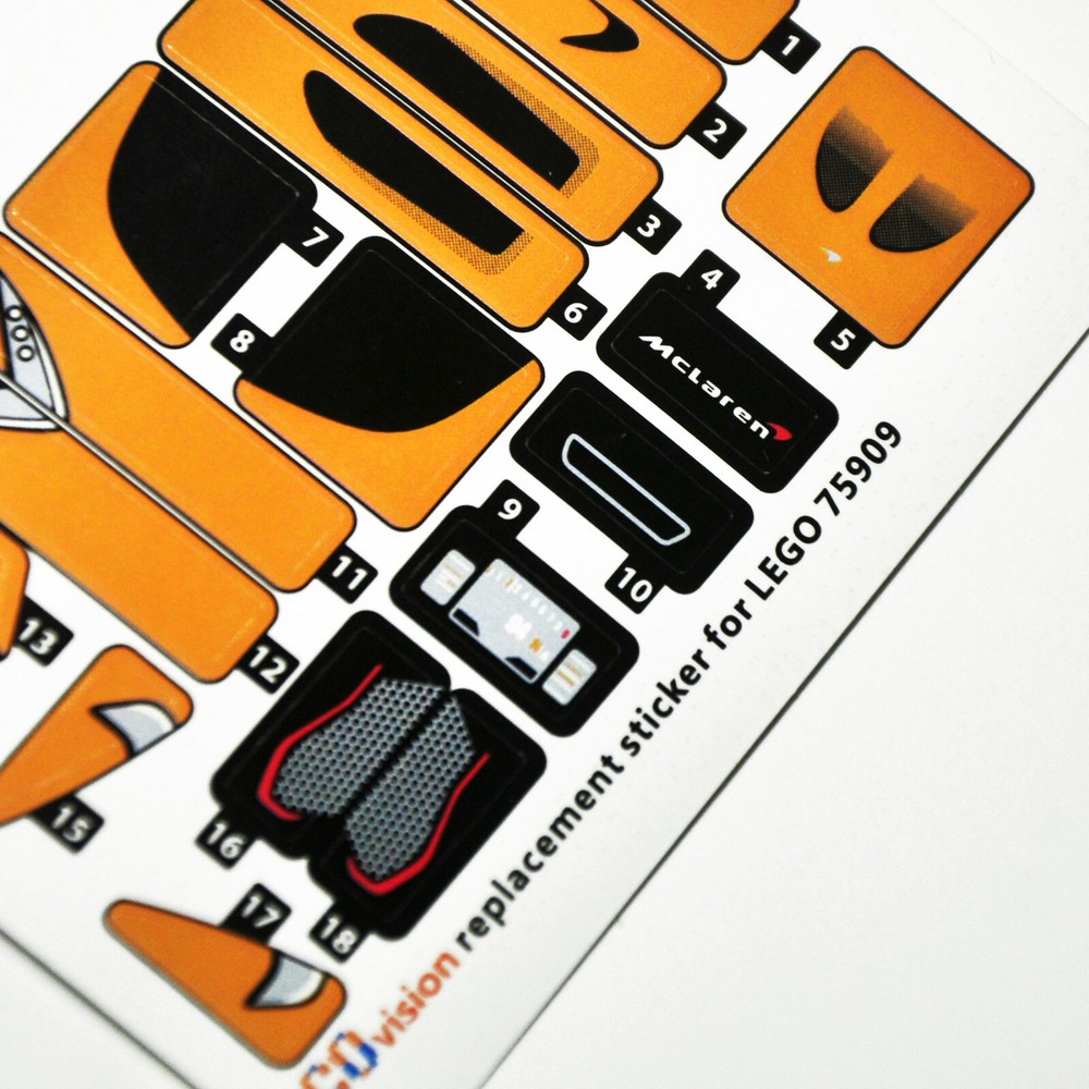 Replacement sticker for set 75909 Precut sticker