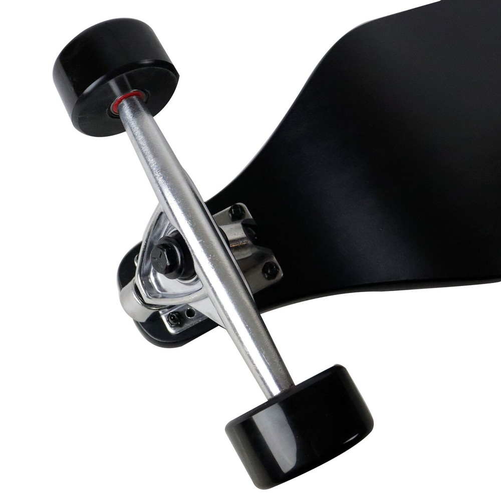 Moose Longboard Assembly 8" x 40" Canadian Maple Drop Down Dipped Black