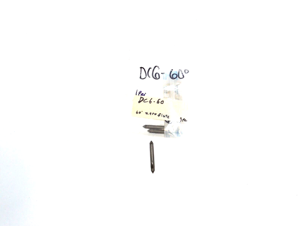 DC660) Weldon, Dbl.End, Countersink, Zero Flute, 60Deg., 3/16"Dia., 1pc.