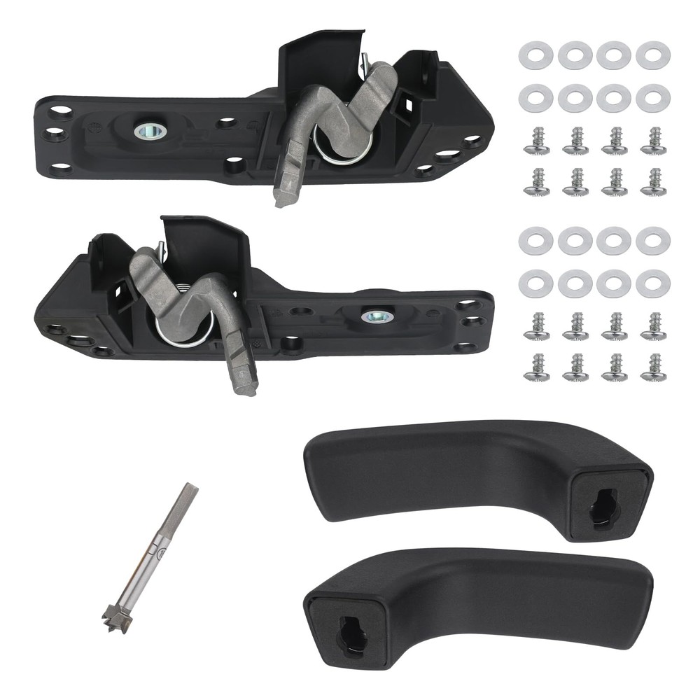 APPERFiT Interior Door Handle Repair Pair, Black Handle-Pair