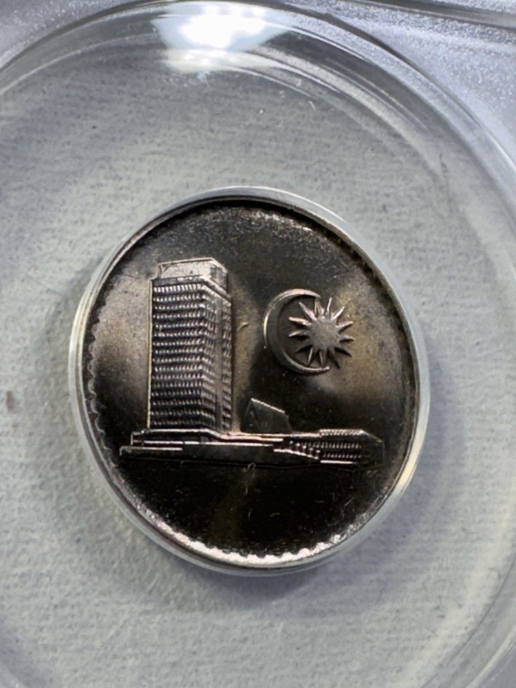 1988 Malaysia 20 Sen Graded MS 66 by ANACS