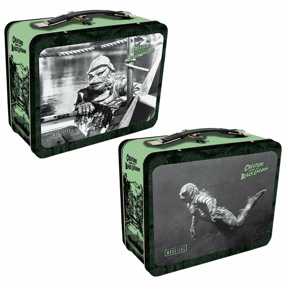 Universal Monsters Creature from the Black Lagoon Tin Tote Lunch Box Horror New