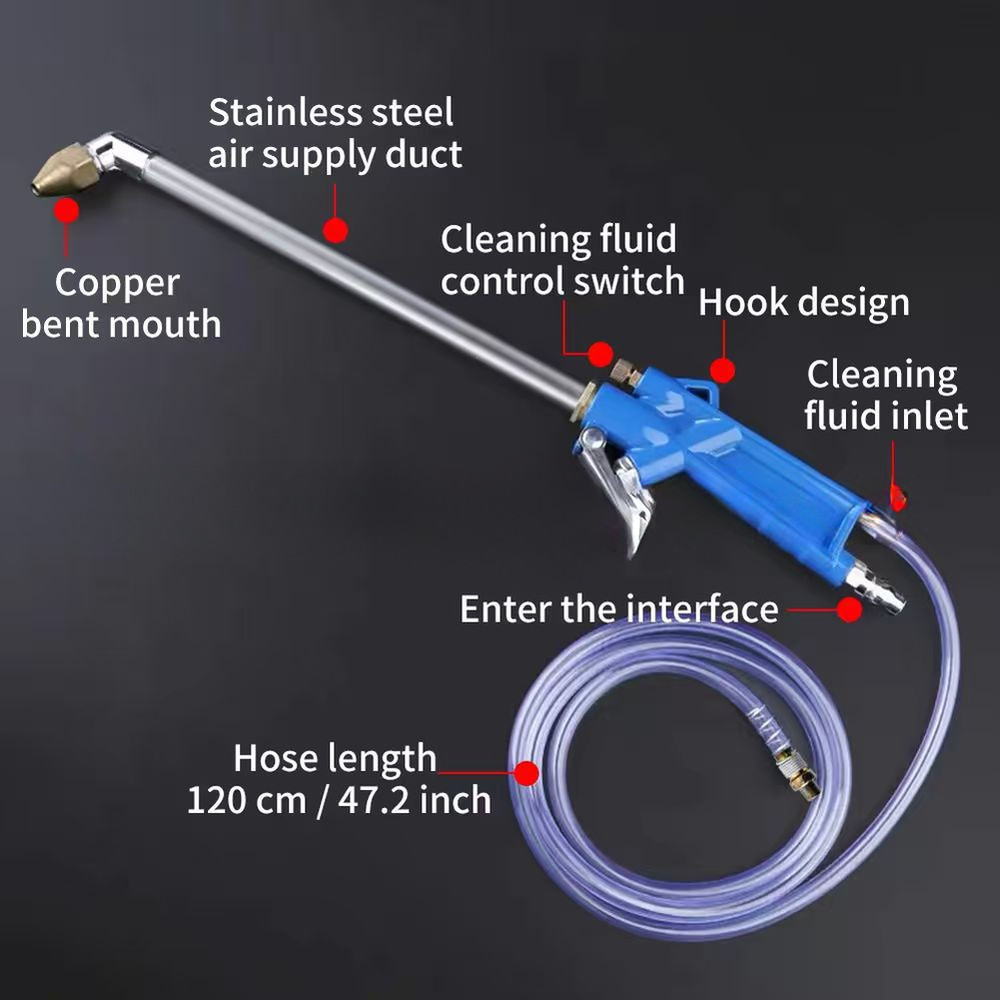 For Engine Degreasing Car Engine Cleaner Engine Degreaser Tool Long Siphon Hose