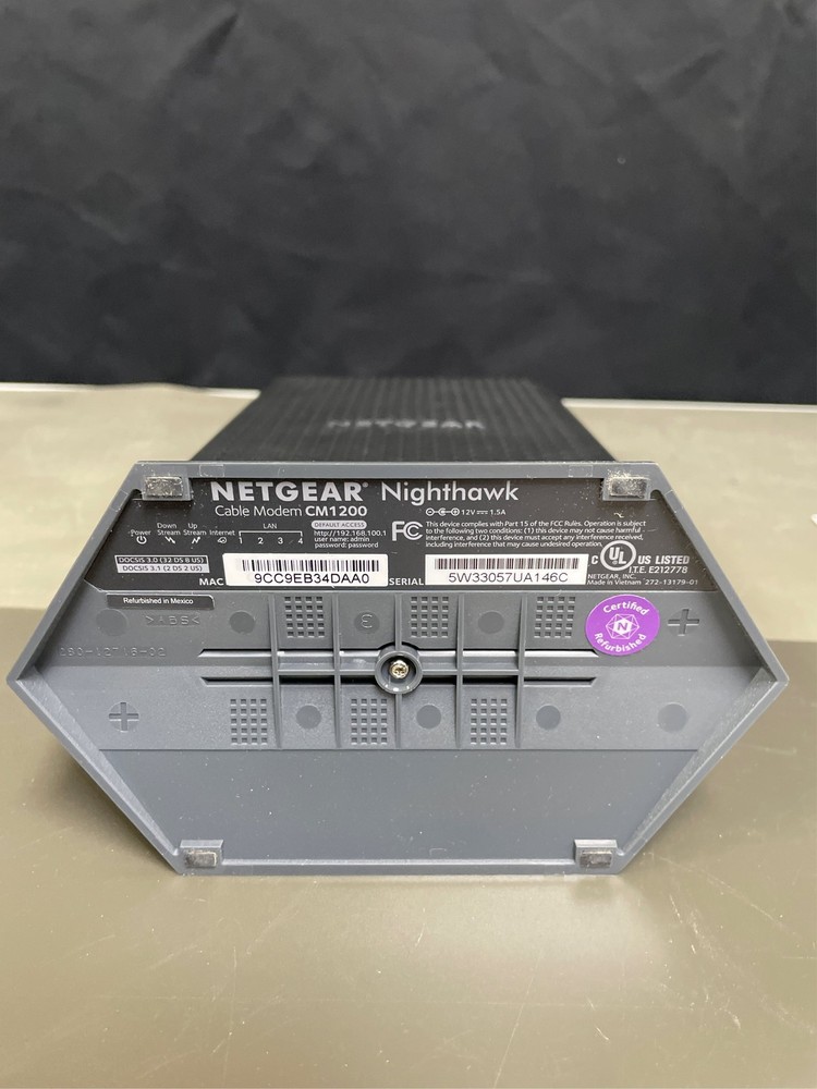 Netgear Nighthawk Multi-Gig Cable Modem - CM1200-100NAR