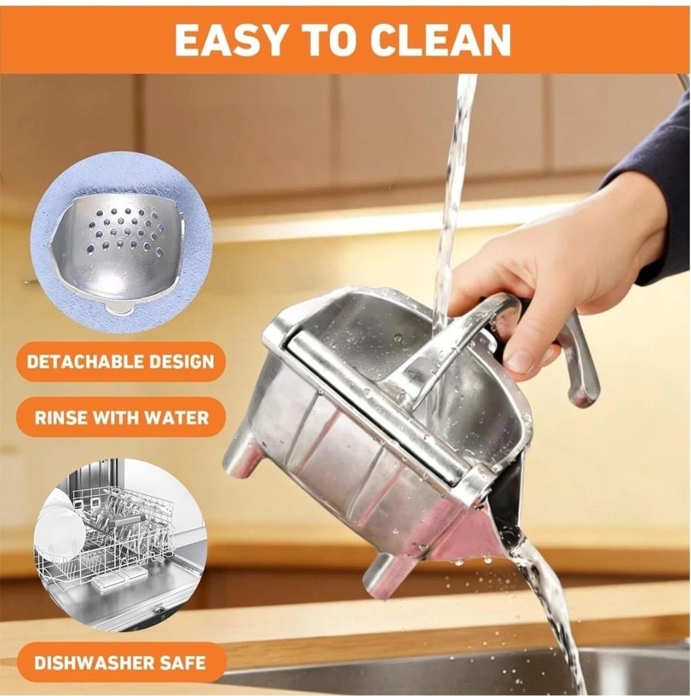 Bar Juicer, Fruit Juice Handheld Press Squeezer, Seed Filter for Citrus Orange