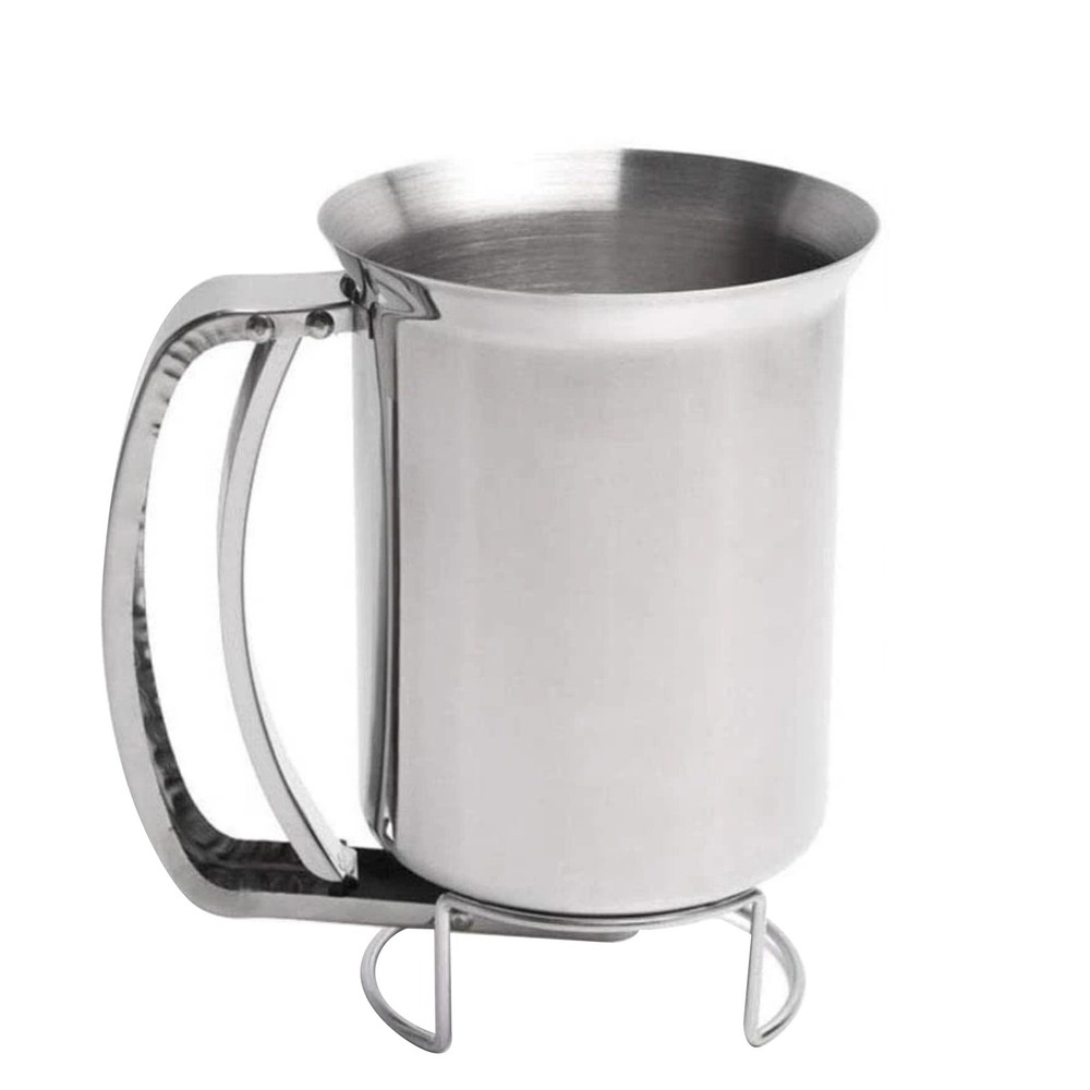 Professional Pancake Batter Dispenser Spring Handle Nozzle for Even Cooking