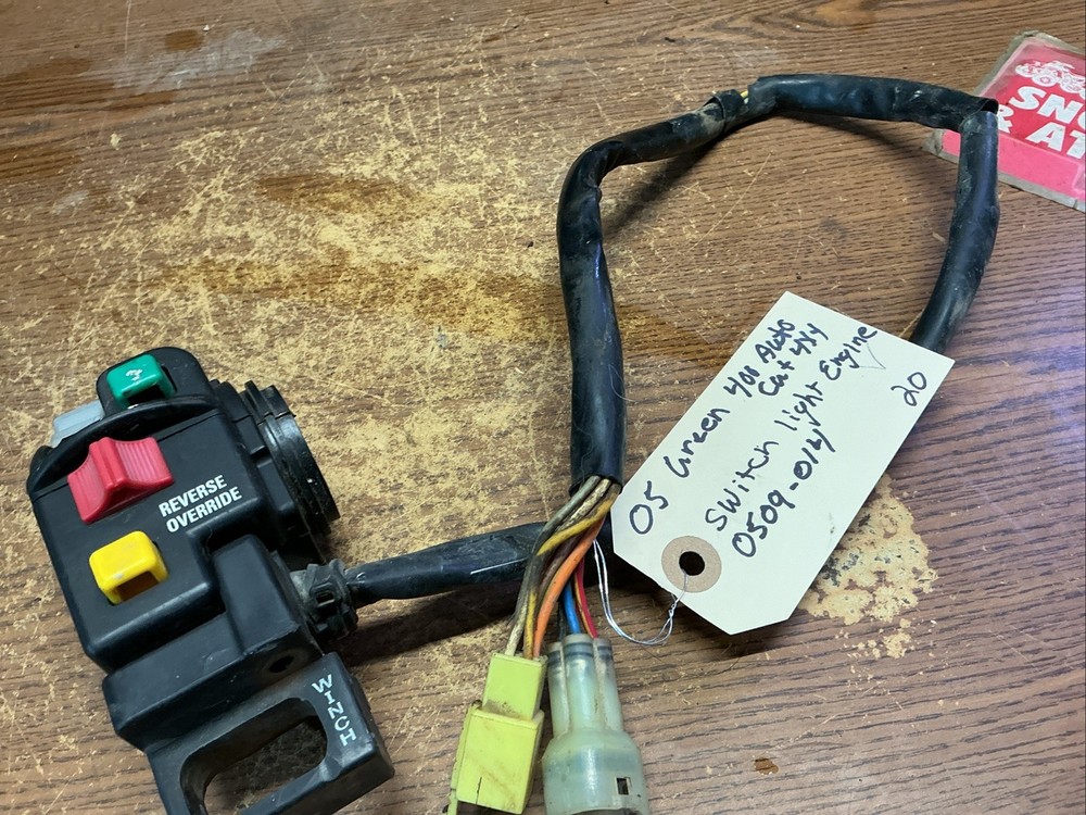 Switch Controls Lights & Engine # 0509-014 Arctic Cat 2005 Green 400 Automatic