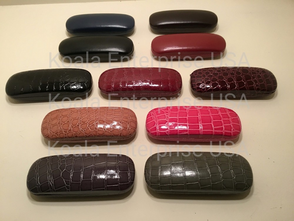 Eyeglass Hard Case Reading Glasses Clam Shell Box Protector New