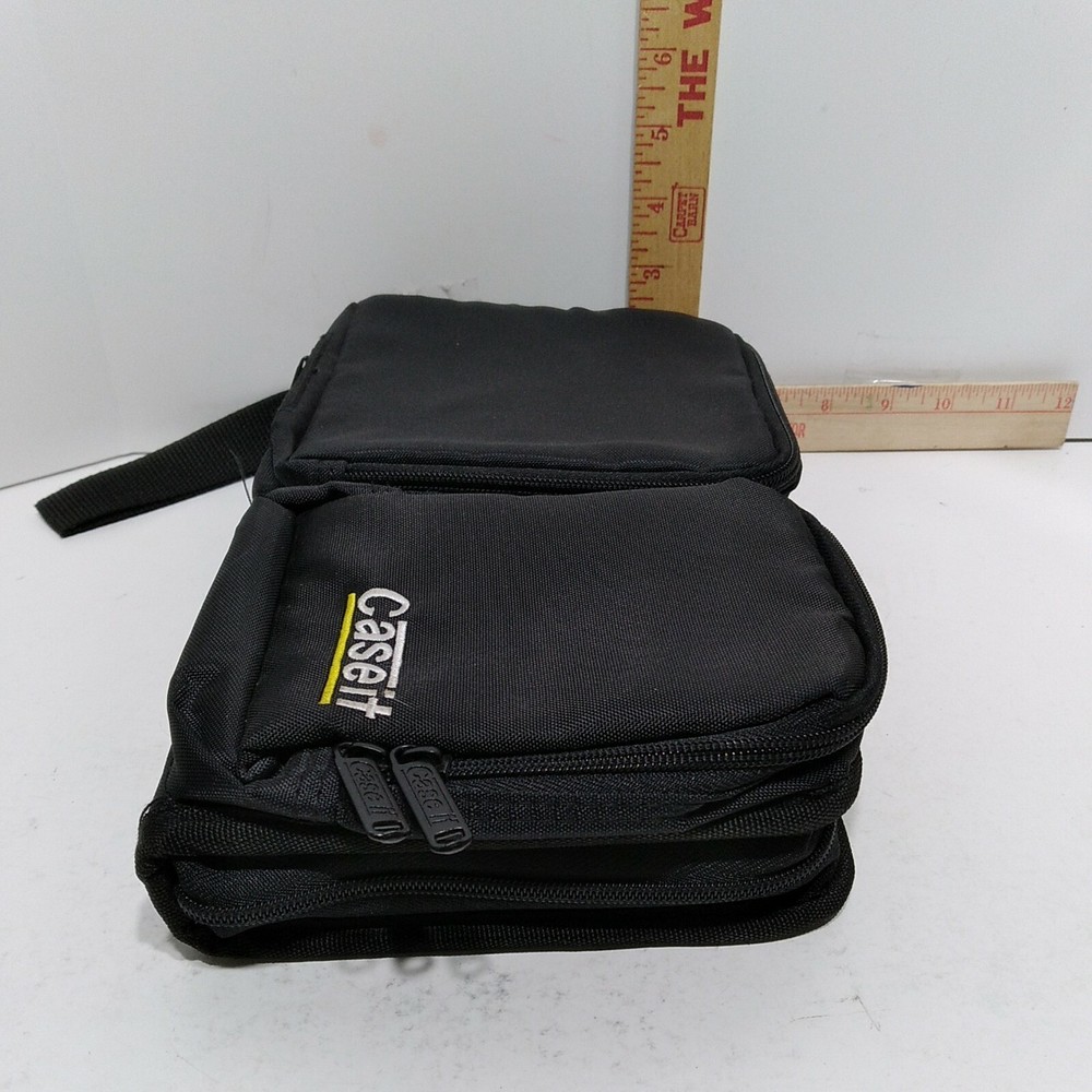 Vintage Case It CD Case Holder Organizer Black