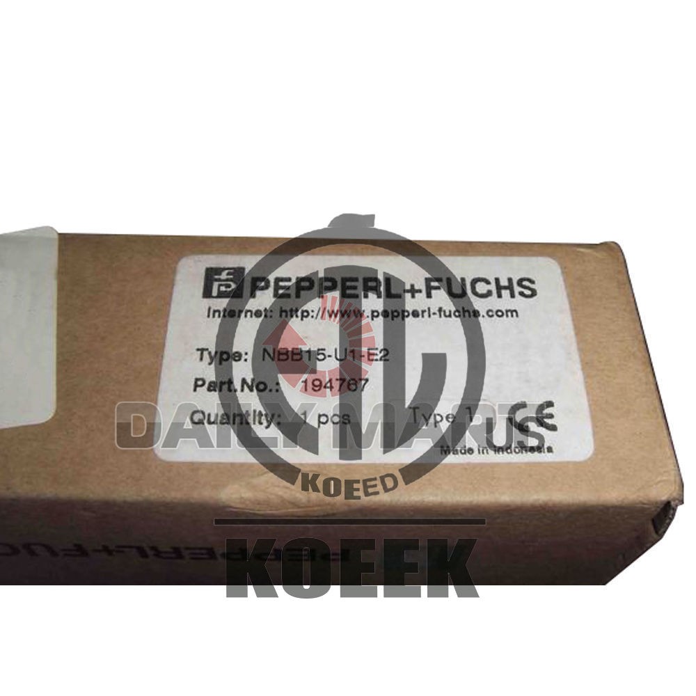 New Pepperl+Fuchs NBB15-U1-E2 Inductive Sensor, 15mm Flush, PNP NO