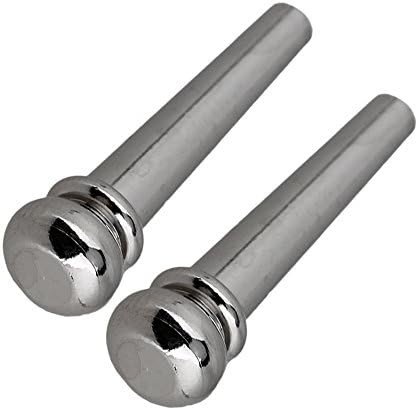 Chrome Brass Guitar Bridge Pins End Pin Set