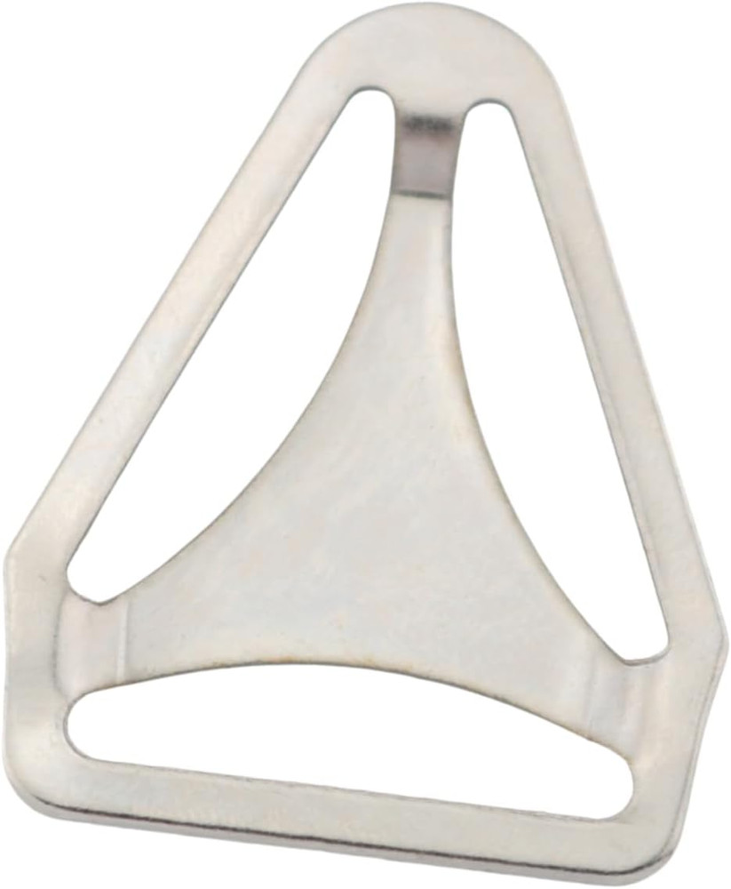 10PCS Triangular Rear Slide Adjuster Shoulder Strap Metal Adjustable Buckle Sewi