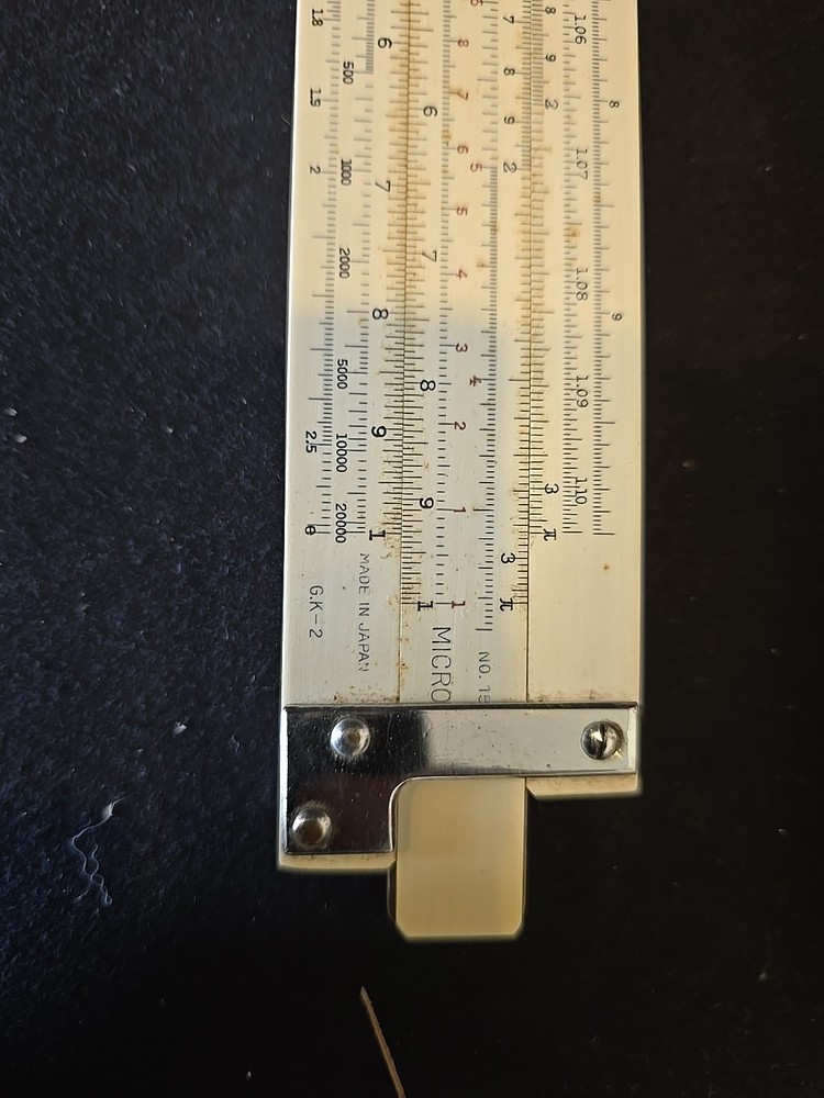 Micronta Slide Rule Leather Case Made in Japan #150