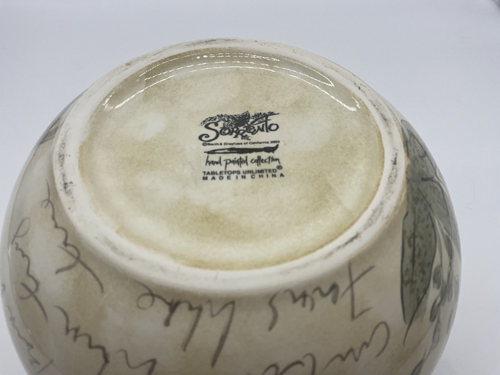 Tabletops Unlimited Barth & Dreyfuss Sorento Pattern Pitcher Olive Grove Pattern