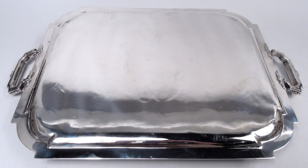 Antique Tray Belle Epoque Classical Serving French 950 Silver