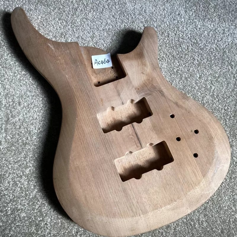 4 String Electric Bass Body DIY Mahogany Active String Through Body AC464
