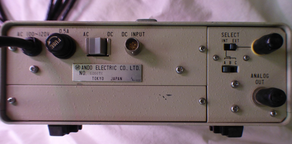 ANDO AQ-1111 Optical Power Meter - used, untested; turns on