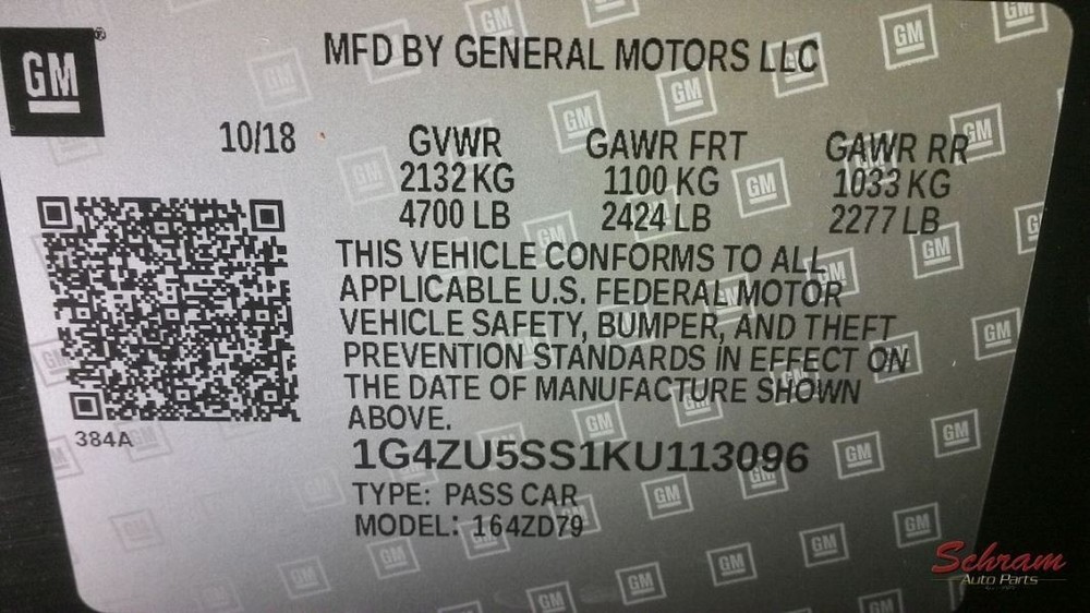 2019 Buick LaCrosse Speedometer Head/Cluster 1976588
