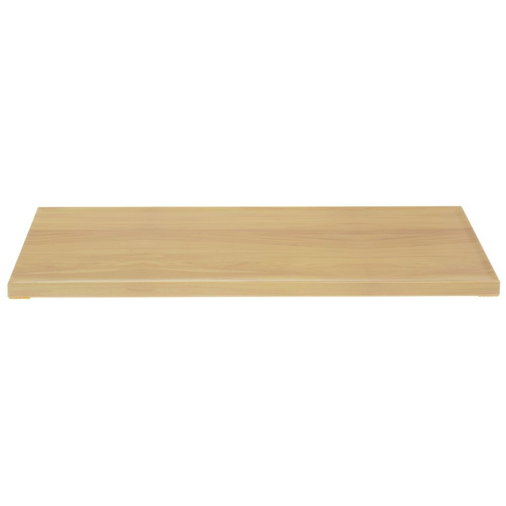 HUBERT® Butcher Block Melamine Replacement Top for Rectangular Riser - 20 1/2"L