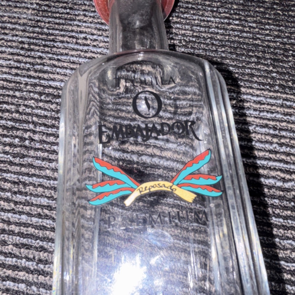 Embajador Reposado Tequila bottle Empty