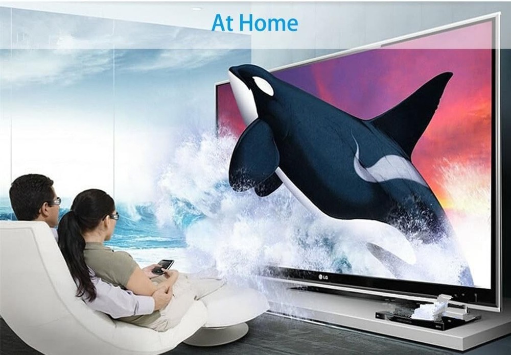 Enhance 3D Experience with 4 Pack Passive Polarized Glasses for TVs & Projectors