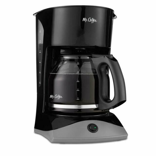 Mr Coffee Maker 12 Cup Switch SC12 Black Imperfect Box Basket Style