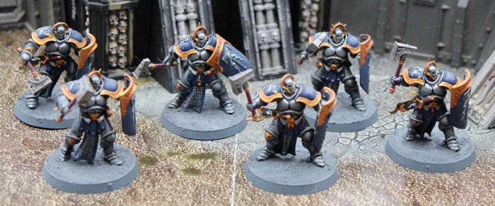 Stormcast Eternals 6x Silver Liberators, Painted, ID#1420