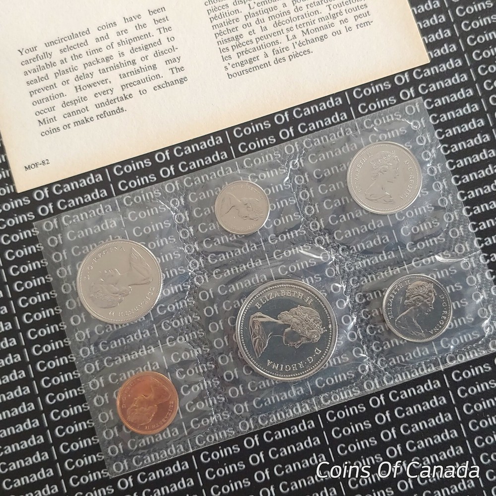 1973 Canada Prooflike 6 Coin Original Set Multiple Sets Available #coinsofcanada