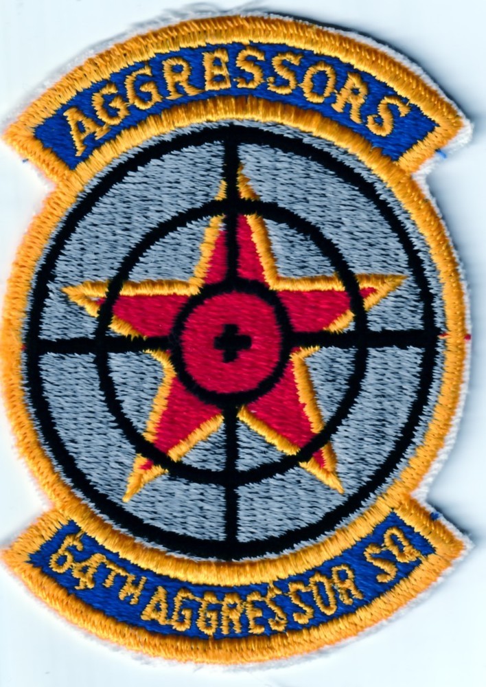 USAF Air Force  64th Aggressor Squadron Nellis AFB Nevada patch
