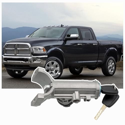 Ignition Starter Switch Cylinder Housing Assembly with 2 Keys Replacement