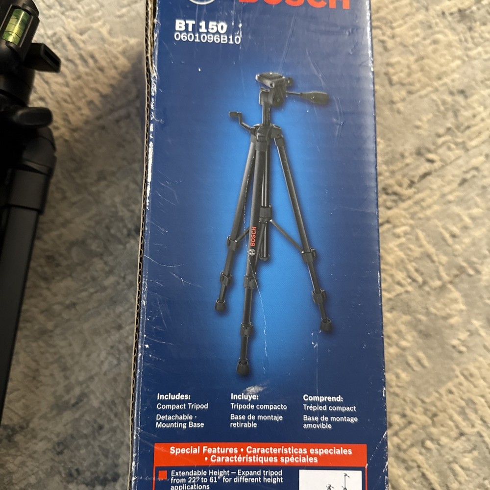 Bosch BT150 Compact Tripod with Extendable Height