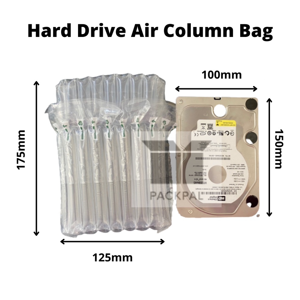 Air column inflatable packaging bag X 100 for Hard disk + FREE hand pump