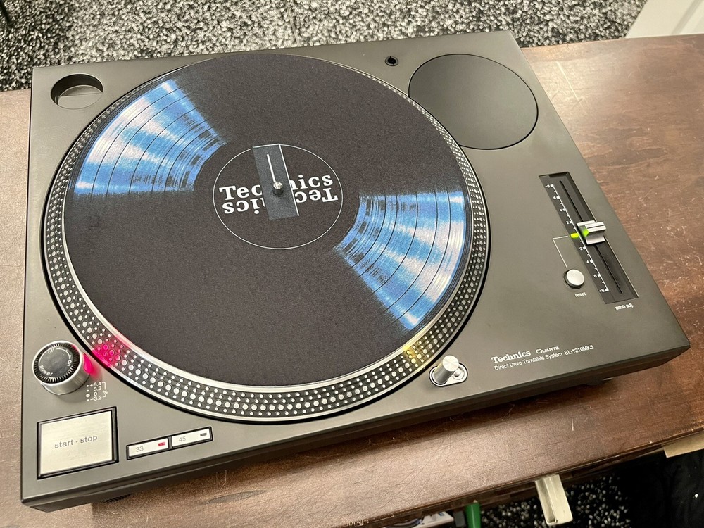 Original OEM Black Technics SL1210 mk5 Phase ready removeable tone arm DHC plate