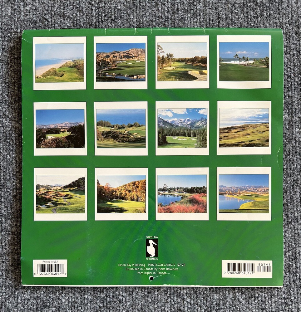 Great Golf 2001 Calendar World Golf Courses