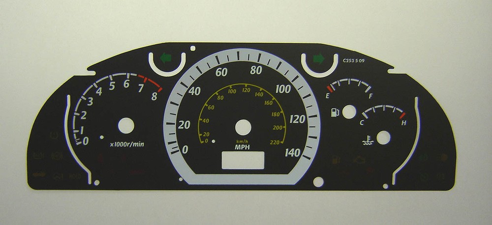 Lockwood Holden Viva BLACK Dial Conversion Kit C253