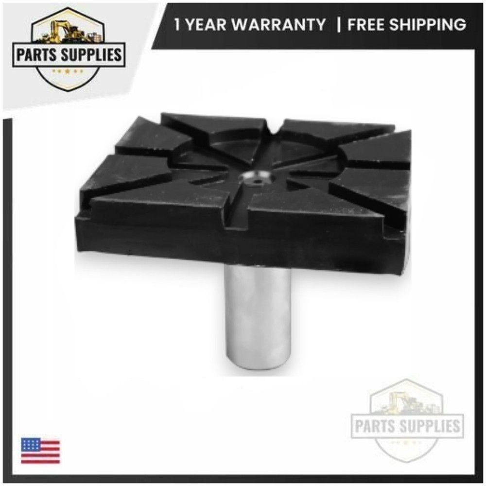 2-1993x Rectangular Adapter Base w/ 7805-168 Pad fits Wheeltronic Two-Post Lift